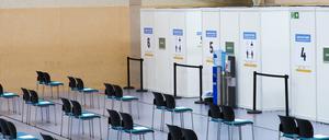 Auch das Impfzentrum Prignitz in der Rolandhalle wird an Ostern geschlossen sein.