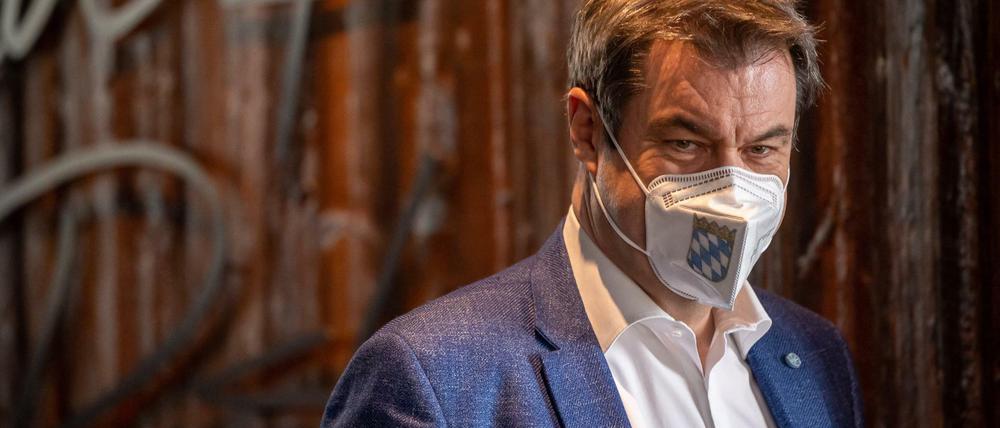 Markus Söder (CSU) im Red-Bull-Modus