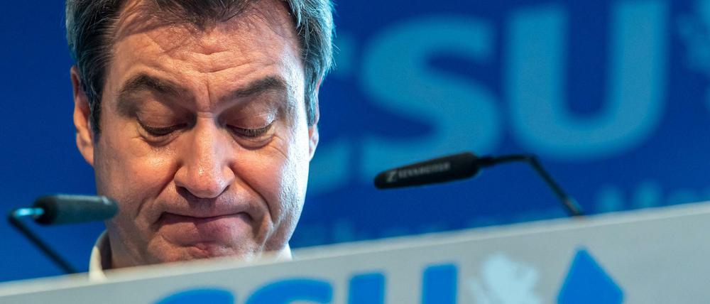 Markus Söder, CSU-Parteichef und Ministerpräsident von Bayern