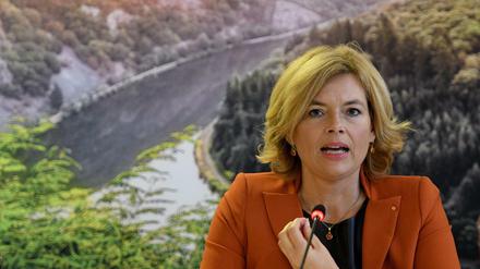 Die Zeit drängt, sagt Bundesagrarministerin Julia Klöckner (CDU).
