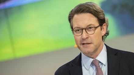 "Im Herbst müssen wir liefern", sagte Bundesverkehrsminister Andreas Scheuer (CSU) zum Zeitplan für den Datenraum Mobilität im Gespräch mit Tagesspiegel Background. Foto: Paul Zinken/dpa