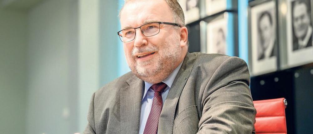 „Ein Industrieland müsste das besser hinbekommen“, sagt BDI-Chef Siegfried Russwurm über das Impfmanagement in Deutschland. 