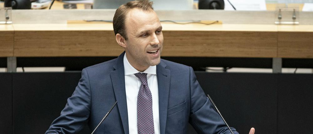 Sebastian Czaja, Vorsitzender seiner Fraktion im Berliner Abgeordnetenhaus, führt die Berliner FDP in den Wahlkampf.