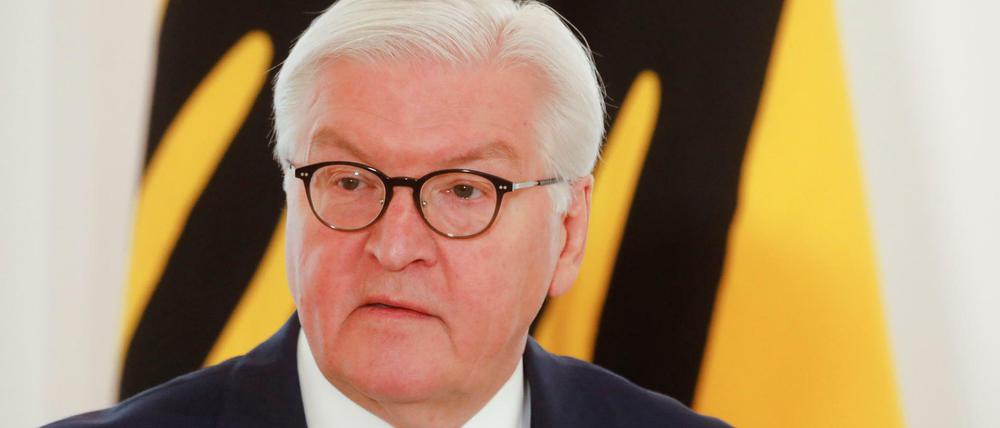 Der Bundespräsident Frank-Walter Steinmeier (SPD).