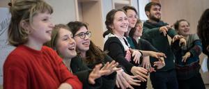 Vor der Pandemie trafen sich junge Leute zur Trainerschulung in Naunhof bei Leipzig.