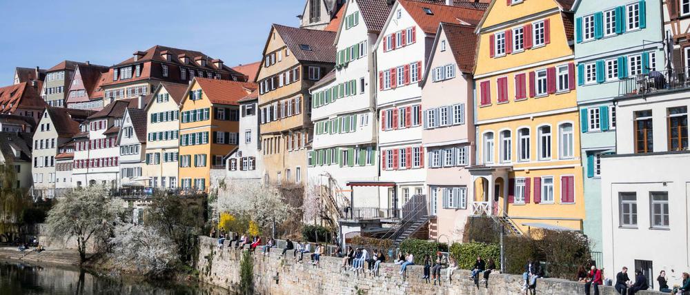 In Tübingen können Menschen in der Stadt kostenlose Corona-Tests machen.