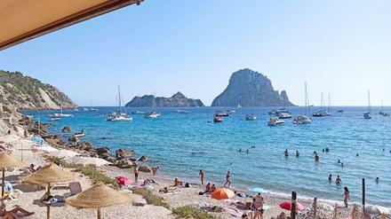 Touristen auf Mallorca.