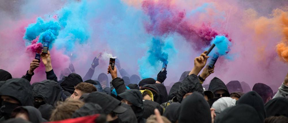 Das linke Bündnis hat die Demo für den 1. Mai angekündigt.