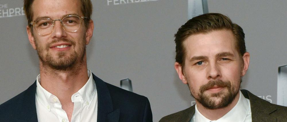 Helfen und unterhalten: Joko Winterscheidt (l) und Klaas Heufer-Umlauf haben wieder Sendezeit erspielt und sie diesmal genutzt, um stundenlang auf den Pflegenotstand hinzuweisen.
