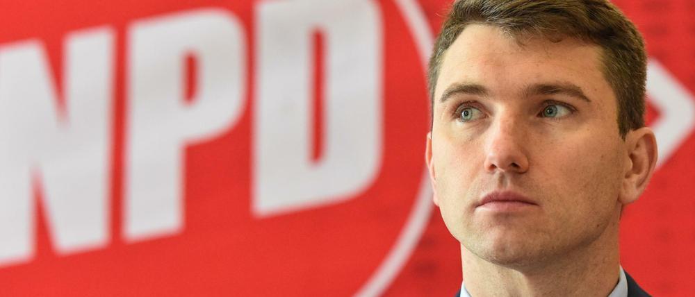 Der NPD-Bundesvorsitzende Frank Franz. 