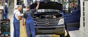 Am Mercedes-Standort in Ludwigsfelde arbeiten bislang 2000 Menschen.