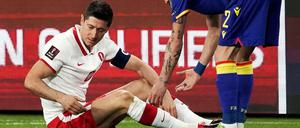 Robert Lewandowski wird in den nächsten Wochen nicht spielen können.