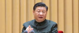 Chinas starker Mann im traditionellen Mao-Anzug: Xi Jinping 