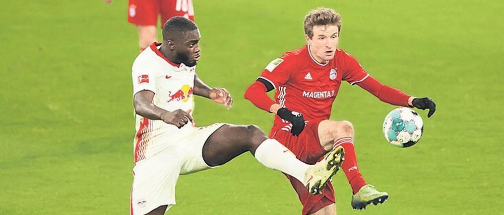 Heißer Tanz. Im Hinspiel holte Leipzig in München ein 3:3. 