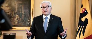 Die Rede von Frank-Walter Steinmeier wird heute ausgestrahlt.