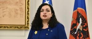 Die neu gewählte Präsidentin des Kosovo Vjosa Osmani.
