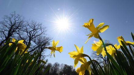 Das Land war in den vergangenen Tagen mit Sonne und warmen Temperaturen verwöhnt.