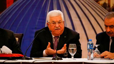 Palästinenserpräsident Mahmud Abbas.