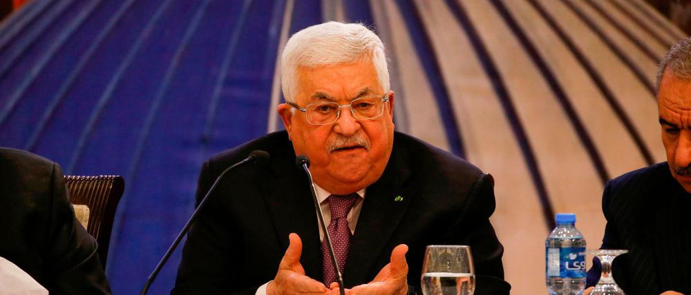 Palästinenserpräsident Mahmud Abbas.