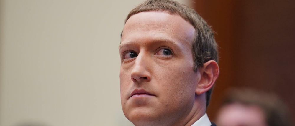 Facebook-Chef Mark Zuckerberg im Jahr 2019. Das soziale Netzwerk sorgt immer wieder für Datenskandale.