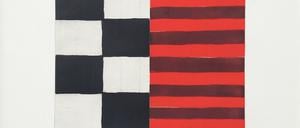 „TT (Pi)“, eine Farbaquatinta-Radierung von Sean Scully aus dem Jahr 1994.