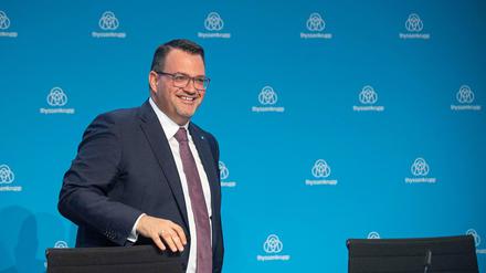 Oliver Burkhard machte erst Karriere in der IG Metall und wechselte 2013 die Seiten, als er Personalvorstand bei Thyssen-Krupp wurde. 