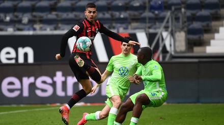 Nach Lewandowski der beste Torjäger der Bundesliga: Andre Silva traf auch gegen Wolfsburg.