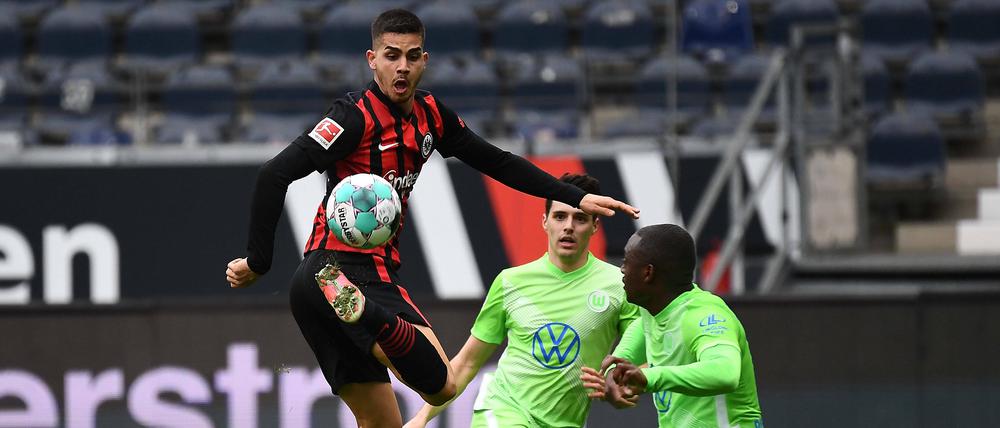 Nach Lewandowski der beste Torjäger der Bundesliga: Andre Silva traf auch gegen Wolfsburg.