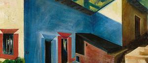 Pol Cassels Bild „Atelier im Steinbruch“ von 1924 wird für 12000 Euro angeboten.