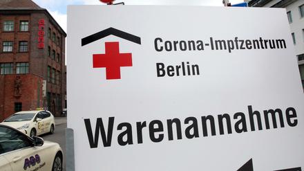 Das Impfzentrum in der "Arena" in Berlin-Treptow.
