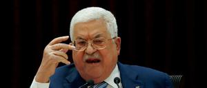 Der palästinensische Präsident Mahmoud Abbas in Ramallah 2020.