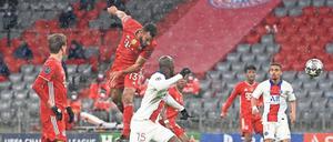 Eingeköpft. Eric-Maxim Choupo-Moting trifft wunderschön per Aufsetzer zum 1:2 und brachte seinen FC Bayern damit wieder zurück ins Spiel. 