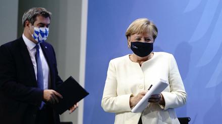 Angela Merkel (CDU) und Markus Söder (CSU).