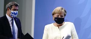 Angela Merkel (CDU) und Markus Söder (CSU).