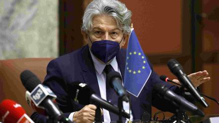 EU-Industriekommissar Thierry Breton ist optimistisch.