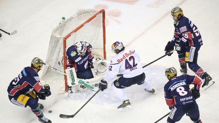 Am Dienstag mussten die Eisbären Berlin gegen München eine 0:5 Niederlage einstecken.