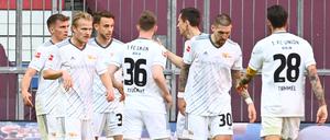 Ein Team. Mit einem Unentschieden bei den Bayern knackte der 1. FC Union die 40-Punkte-Marke. Jetzt geht es bis zum Saisonende um neue Ziele.