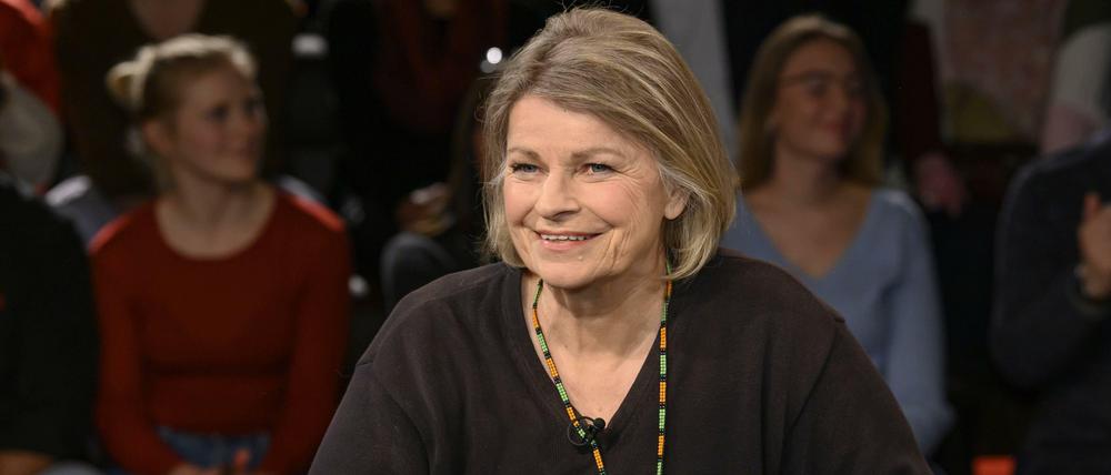 Von Neukölln demnächst nach Addis Abeba, die Swinging City: Beate Wedekind. Hier bei Markus Lanz in der Talkshow, 2019.