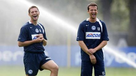 Fredi Bobic spielte einst an der Seite von Pal Dardai, im Juni sehen sich die beiden alten Kollegen bei Hertha wieder.