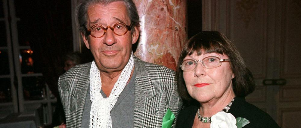 June Newton, die Fotografin und ehemalige Frau von Helmut Newton, ist im Alter von 87 Jahren in Monte Carlo gestorben. Sie war Gründerin und Präsidentin der Helmut Newton Foundation in Berlin. Das Bild von June und Helmut Newton entstand 2001.