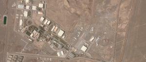 Das Satellitenfoto zeigt die iranische Nuklearanlage Natans am 07.04.2021.