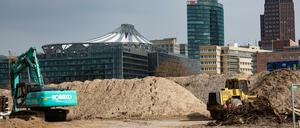 Auf dem Grundstück am Kulturforum laufen bereits die Arbeiten für das „Museum für die Kunst des 20. Jahrhunderts“.