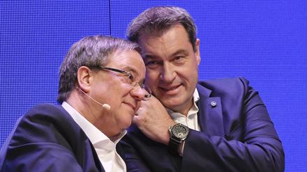 Armin Laschet und Markus Söder (Archivbild von 2019) 