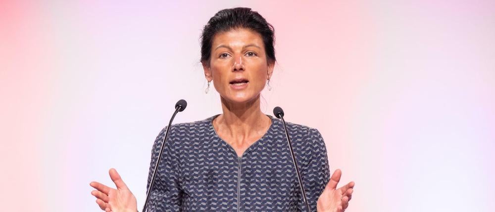 Sahra Wagenknecht ist Spitzenkandidatin der Linken in NRW für die Bundestagswahl.
