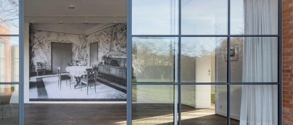 Blick ins Mies van der Rohe Haus.