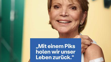 Schauspielerin Uschi Glas wirbt für Coronaimpfungen - und erhält Hassmails.