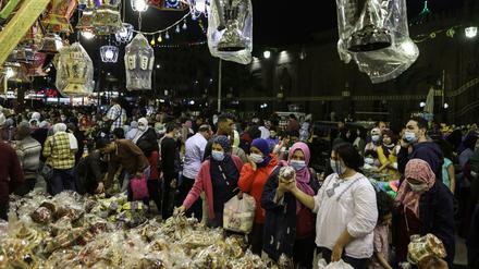 Die Märkte in Kairo sind vor dem Ramadan noch einmal richtig voll.