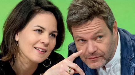 Wer wird's? Annalena Baerbock oder Robert Habeck, die Bundesvorsitzenden von Bündnis 90/Die Grünen