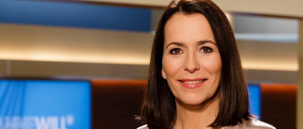 Moderatorin Anne Will führt durch den Sonntagstalk im Ersten.