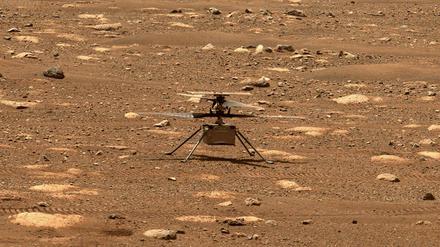 Der Ingenuity-Hubschrauber der NASA entriegelte seine Klingen.